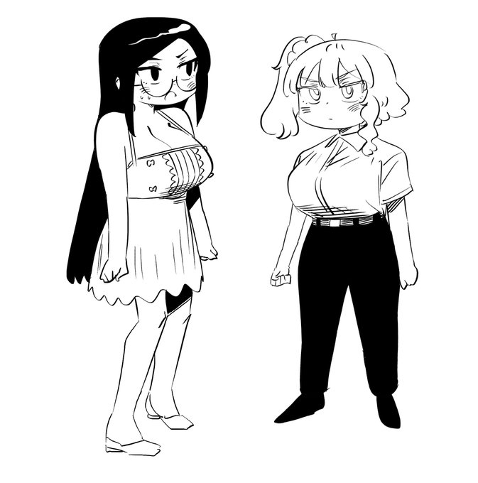 このぐらいゆるい絵で漫画描きたいなぁ。 