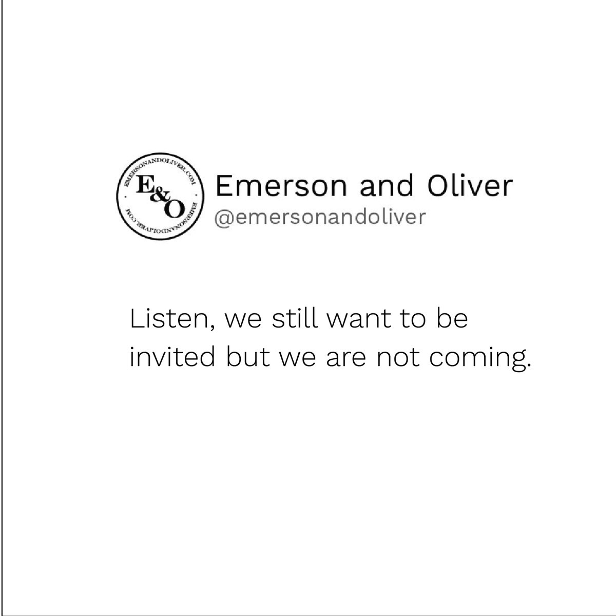 Em_Ol's tweet image. It's really the thought that counts.