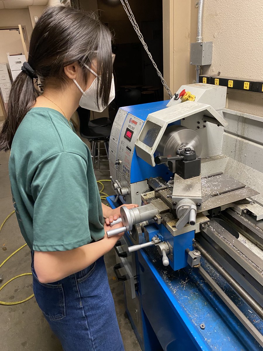 FIRST lathe operation!  #omgrobots #weareCO