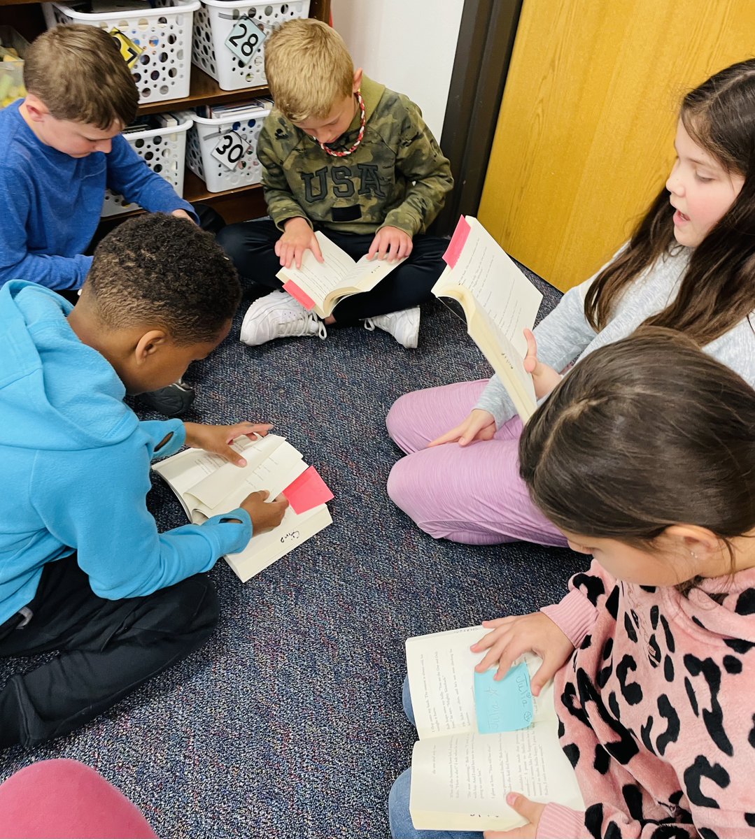 What’s almost as fun as reading? Talking about what you’ve read! These kids love their book club meetings! #mckgo <a href="/GlenOaksES/">Glen Oaks Elementary</a> #TheGlenOaksWay #MyMISD #MyMISDreads