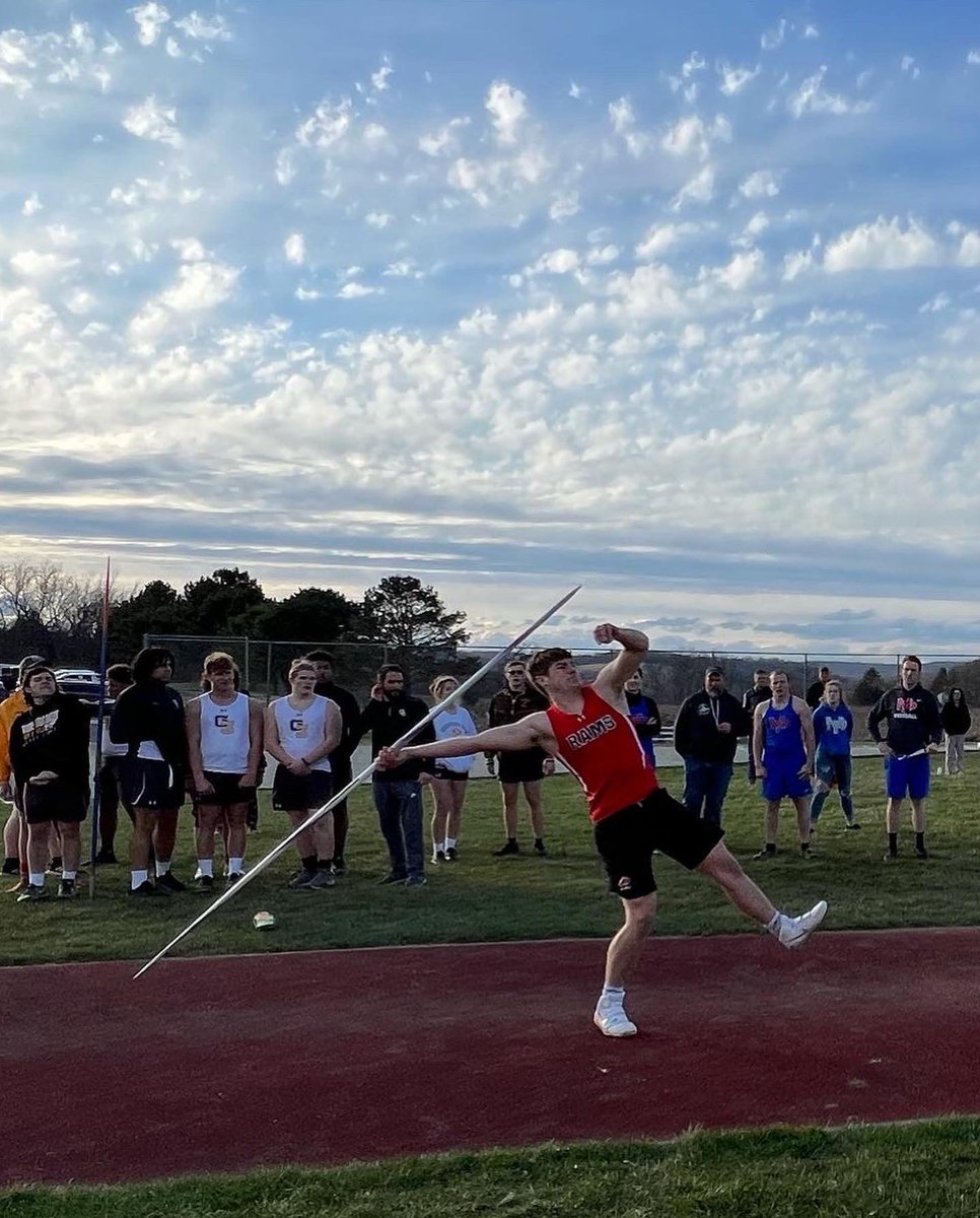 LVSDAthletics's tweet photo. Miles throw today at the scrimmage was a new personal record at 192.6 feet. This makes him the number one senior javelin thrower in the country! #gomiles https://t.co/63mpkFm4n4
