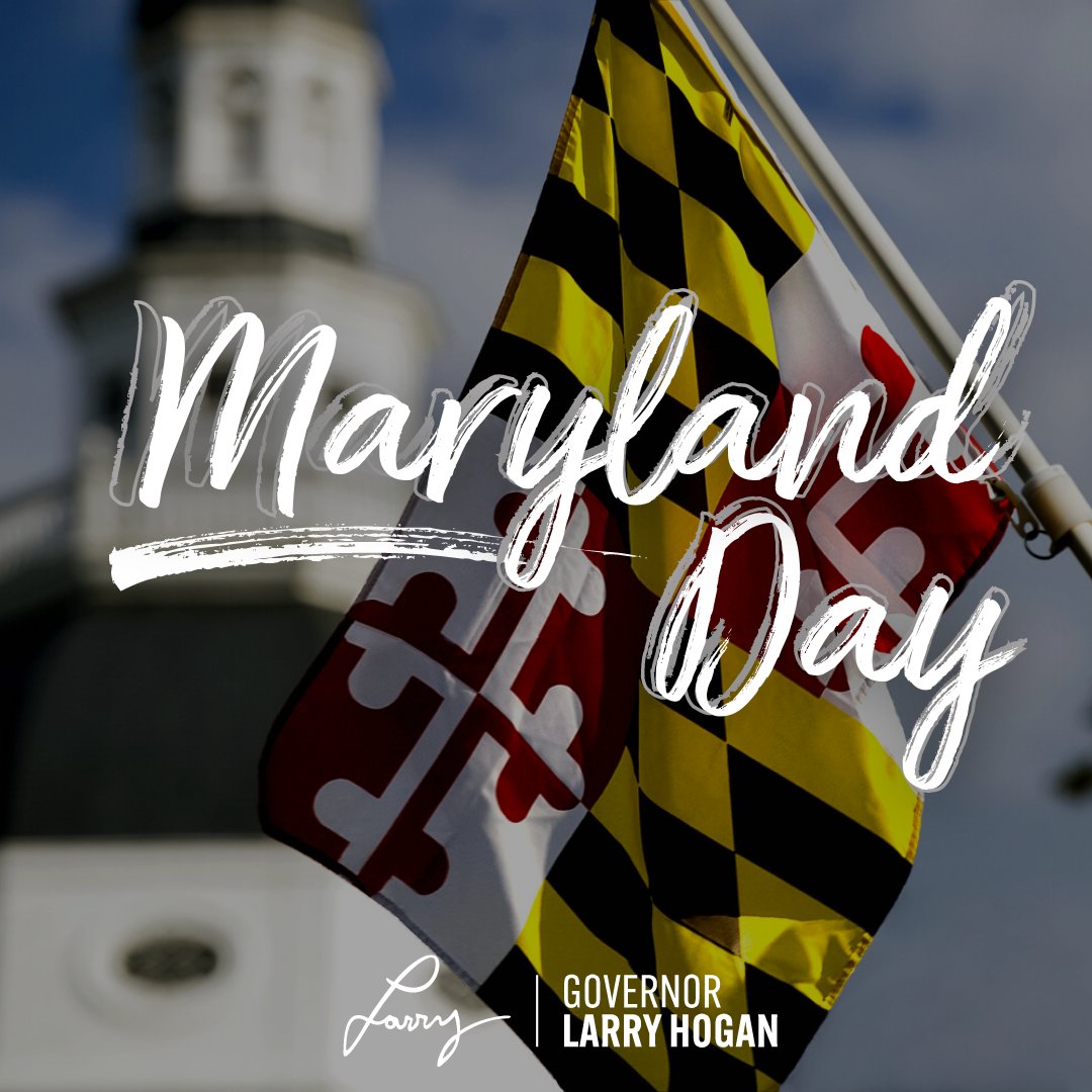 Happy Maryland Day! Today marks the 388th anniversary of the founding of our great state!