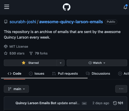 ossia's tweet photo. Today marks 6 years of my weekly "5 links worth your time" emails.🏗️

Still 100% plain text. No ads. No tracking.👍

If you're one of the 5 million kind people who opt into my email, quote-retweet this with a "quote of the week" you like.

Full archive: https://t.co/WZoSGXTa93 https://t.co/tFnvyl4Uxd