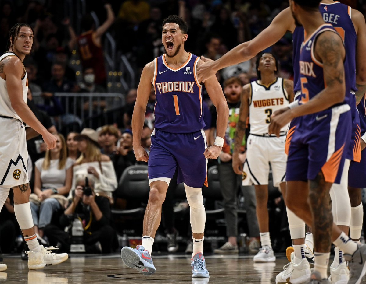Five years after his 70-point game, Book dropped 49 PTS &amp; 10 AST tonight

Suns win their 60th game of the year and clinch the No. 1 seed 😳