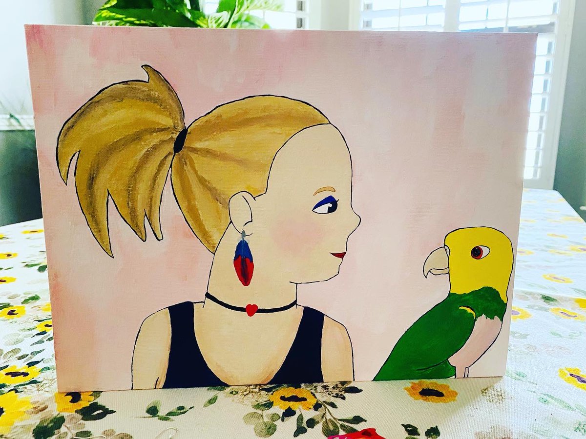 tracicarroll_'s tweet image. Special gifts from my children for my birthday. #loveyourparrot #tracicarroll