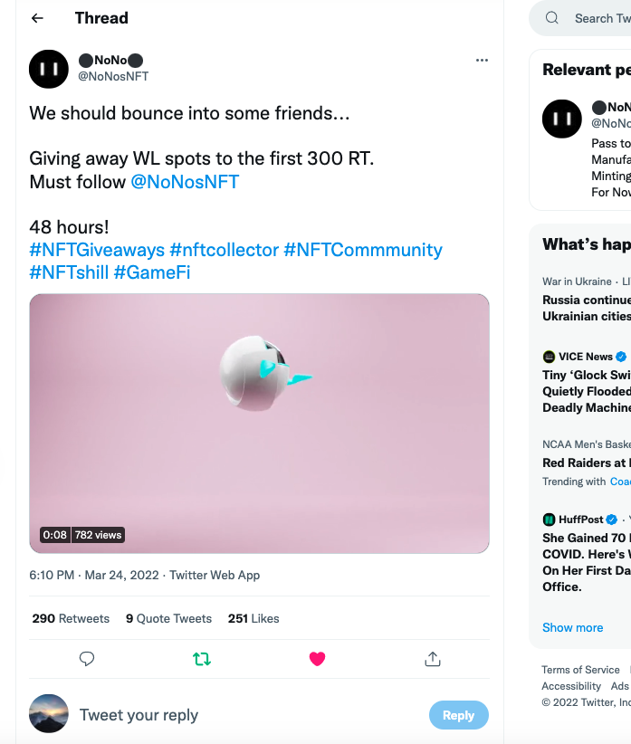 0xBaker_'s tweet photo. @NoNosNFT I made it!! https://t.co/WfzRNXNWB8