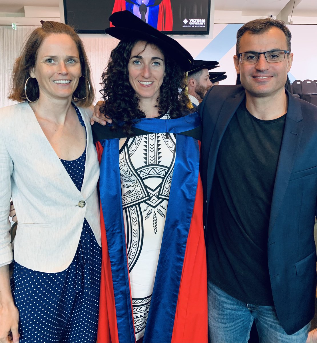 nir_eynon's tweet photo. Congratulations to our brilliant PhD student, now Dr Shanie Landen for graduating today @victoriauninews 
We are so very proud @LamonSeverine 🙌🙌 https://t.co/aG22J3ener