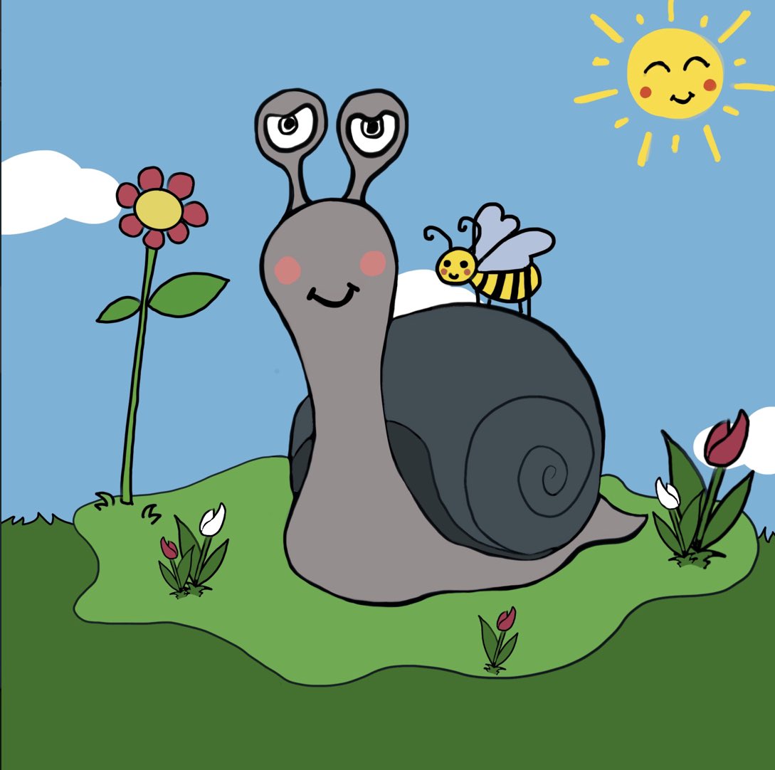 <a href="/SnailSidekicks/">Snail Sidekicks</a> I just found the perfect sidekick to hangout with me in my garden❤️❤️Thank you <a href="/SnailSidekicks/">Snail Sidekicks</a> , I love “Turbo.” (my 8-yr old picked it ;)