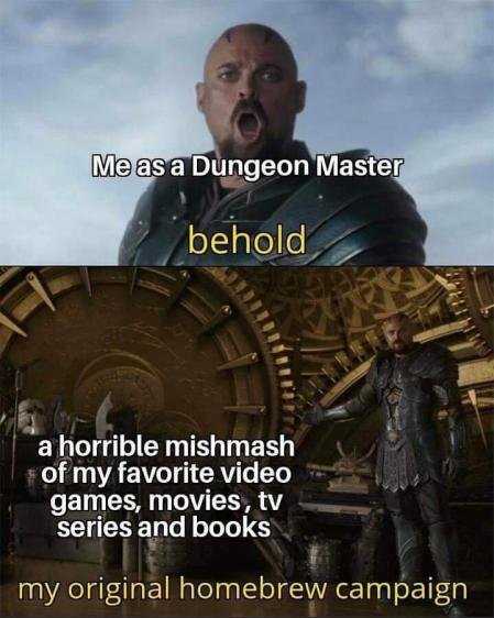 Instant DM just add alcohol #dnd #ttrpg #homebrew