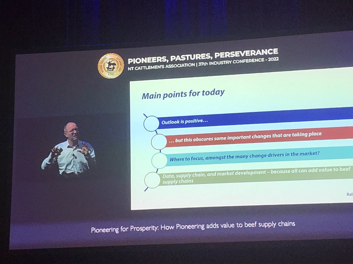 ⁦<a href="/RabobankAU/">Rabobank Australia</a>⁩ ⁦<a href="/justin_sherrard/">Justin Sherrard</a>⁩ talks - How pioneering adds value to beef supply chains #NTCA2022 #agriculture #beef #supplychain