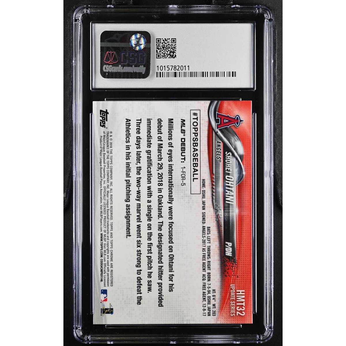 One of the additional services we love that @csgcards offers in addition to their grading services is Premium High-Resolution Images of the cards you have graded by them for a small fee. These images turn out crystal clear, like their slabs!