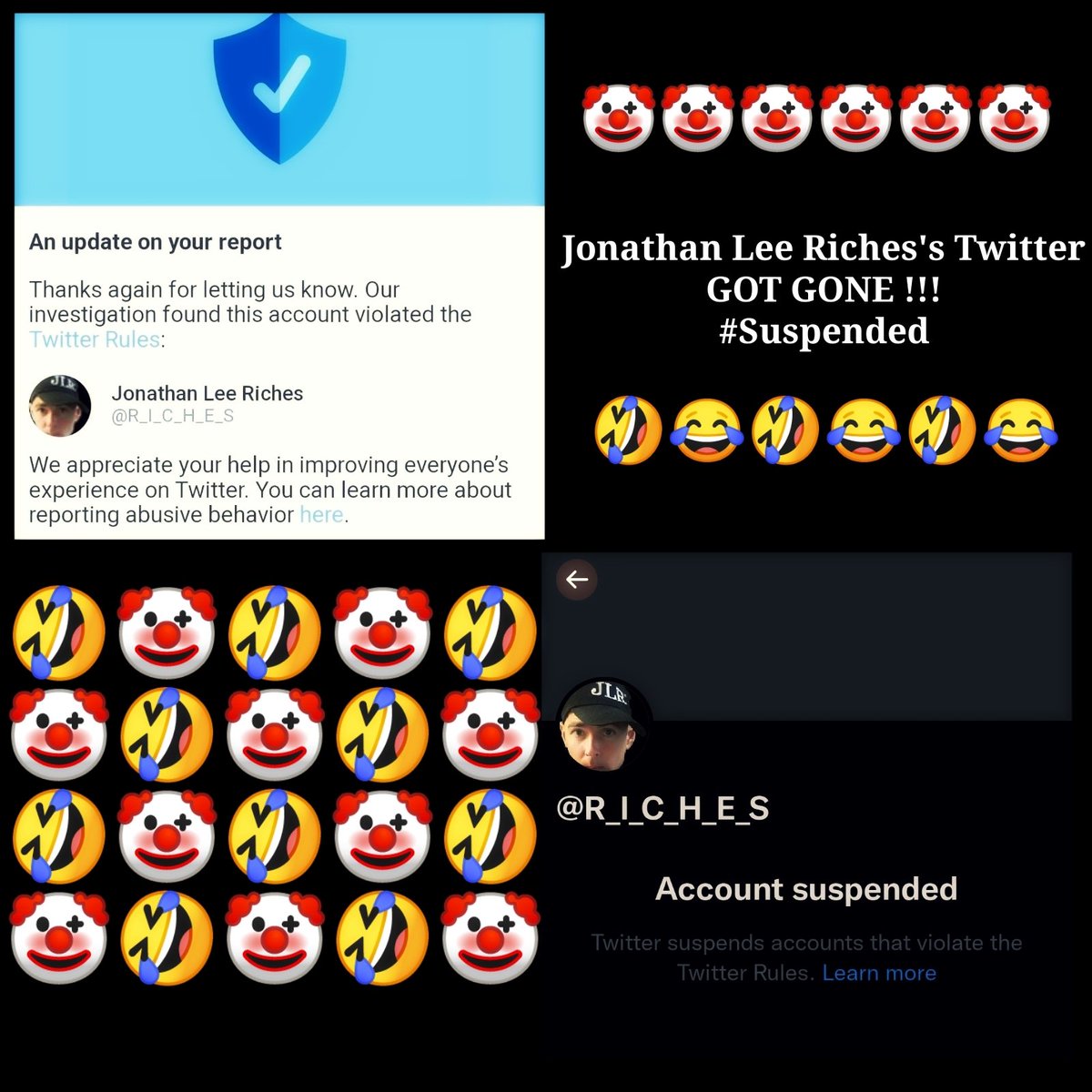 SummersRevenge7's tweet photo. #Suspended 11.8k followers. #Gone #AboutTime #ThankYouTwitter https://t.co/CJDsbhYoRc