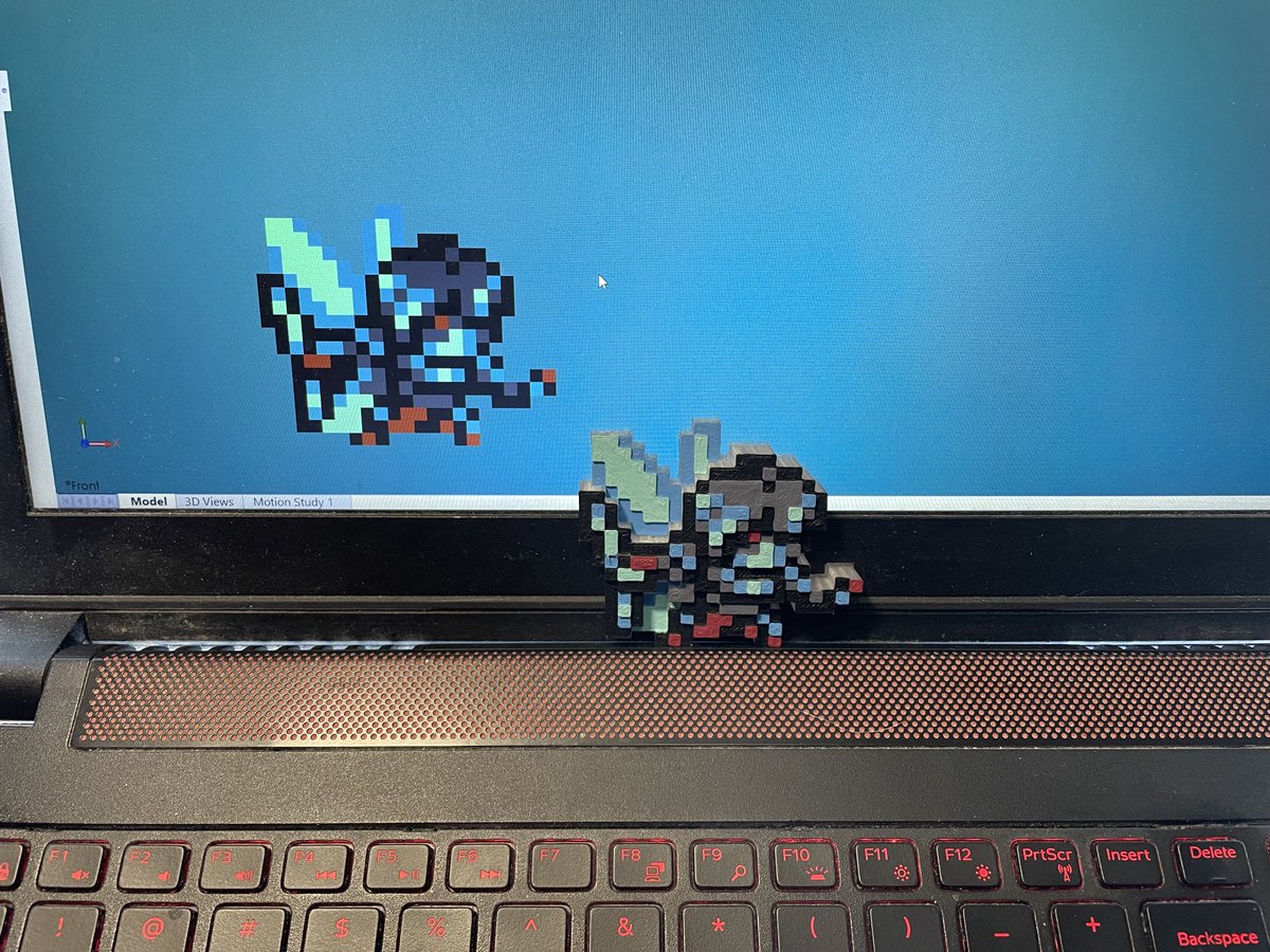 XplosiveA's tweet photo. Here's the Dark Reize fairy all painted and ready for action!
Damn I love this version of the boomerang. Proud of the color matching with the aqua and blue!
#ShovelKnight #DarkReize #Reize #FairyFriday #3dmodeling #RTX
@YachtClubGames https://t.co/KCRN5UyHPJ