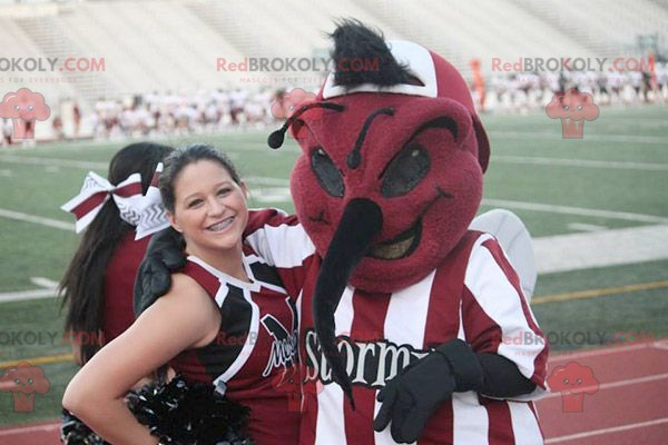 redbrokoly's tweet photo. Mascot of the day: Mosquito mascot red black and white. Discover @redbrokoly #mascots  - Link : https://t.co/iuMzHJ3osK - REDBROKO_01033 #white #mascots #mascot #event #costume #redbrokoly #marketing #customized #and #black #red #costume #mosquito #custom https://t.co/OGcv9A6Xv7