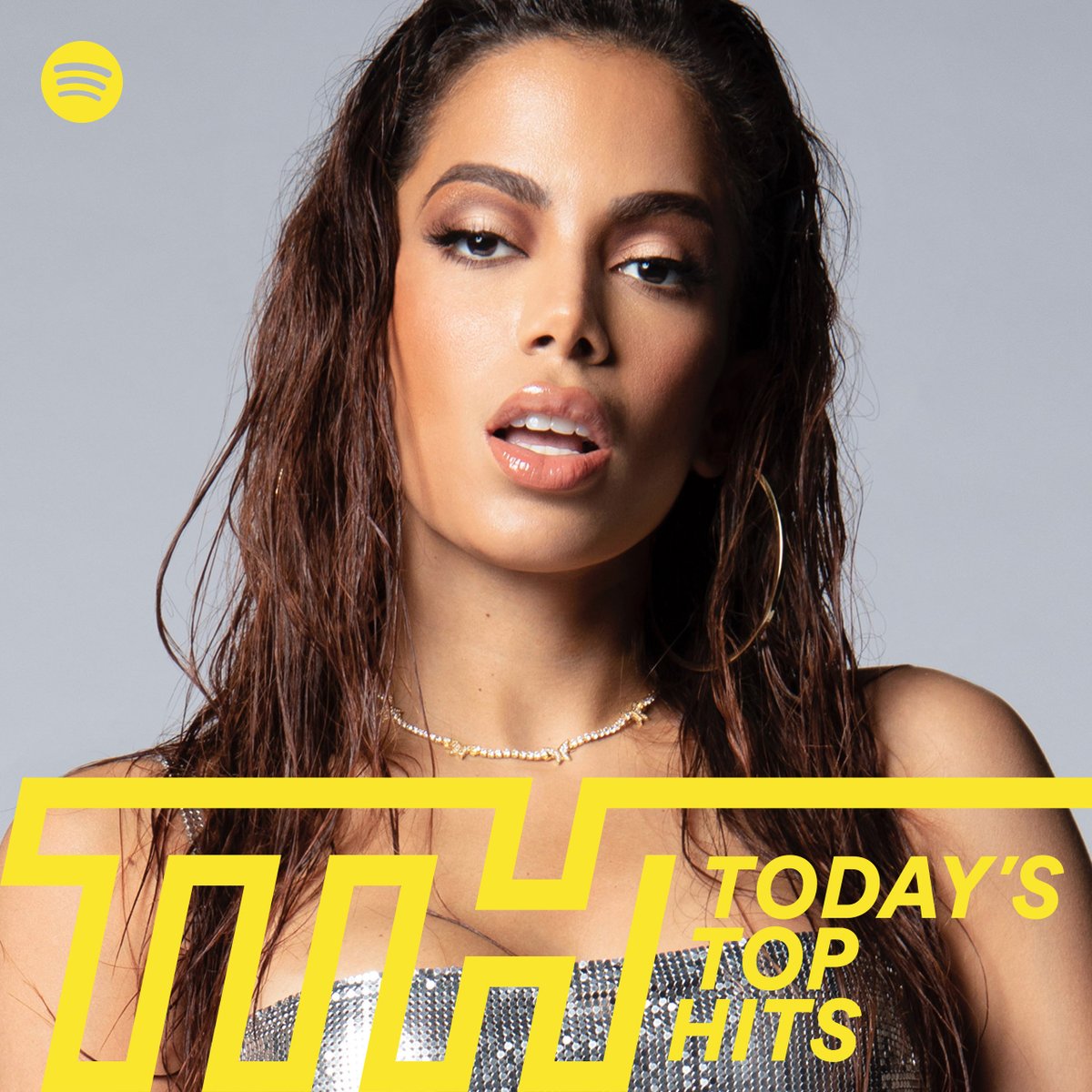 Spotify's tweet photo. A rainha right where she belongs 👑 @Anitta is on the cover of #TodaysTopHits https://t.co/kUOqdVjTVf