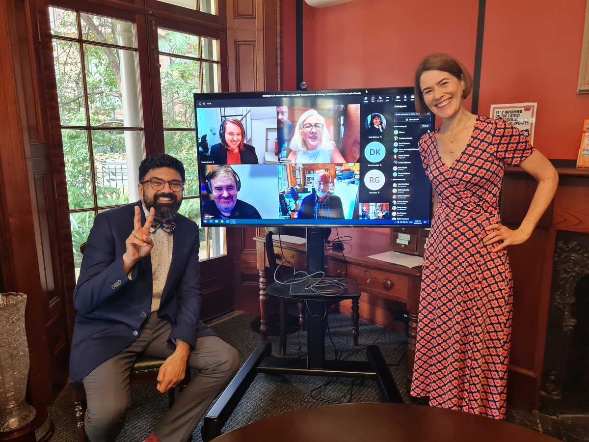 PathologyRCPA's tweet photo. Delighted to welcome @KMirza to the #RCPA today. A/Prof Mirza presented to our Academic Committee, giving valuable insights on how to raise the profile of #pathology and the value of social media  @CatrionaMckenz5 @TristanRutland7 @EducationKathyr @holmesdownunder https://t.co/89tVLWO95k
