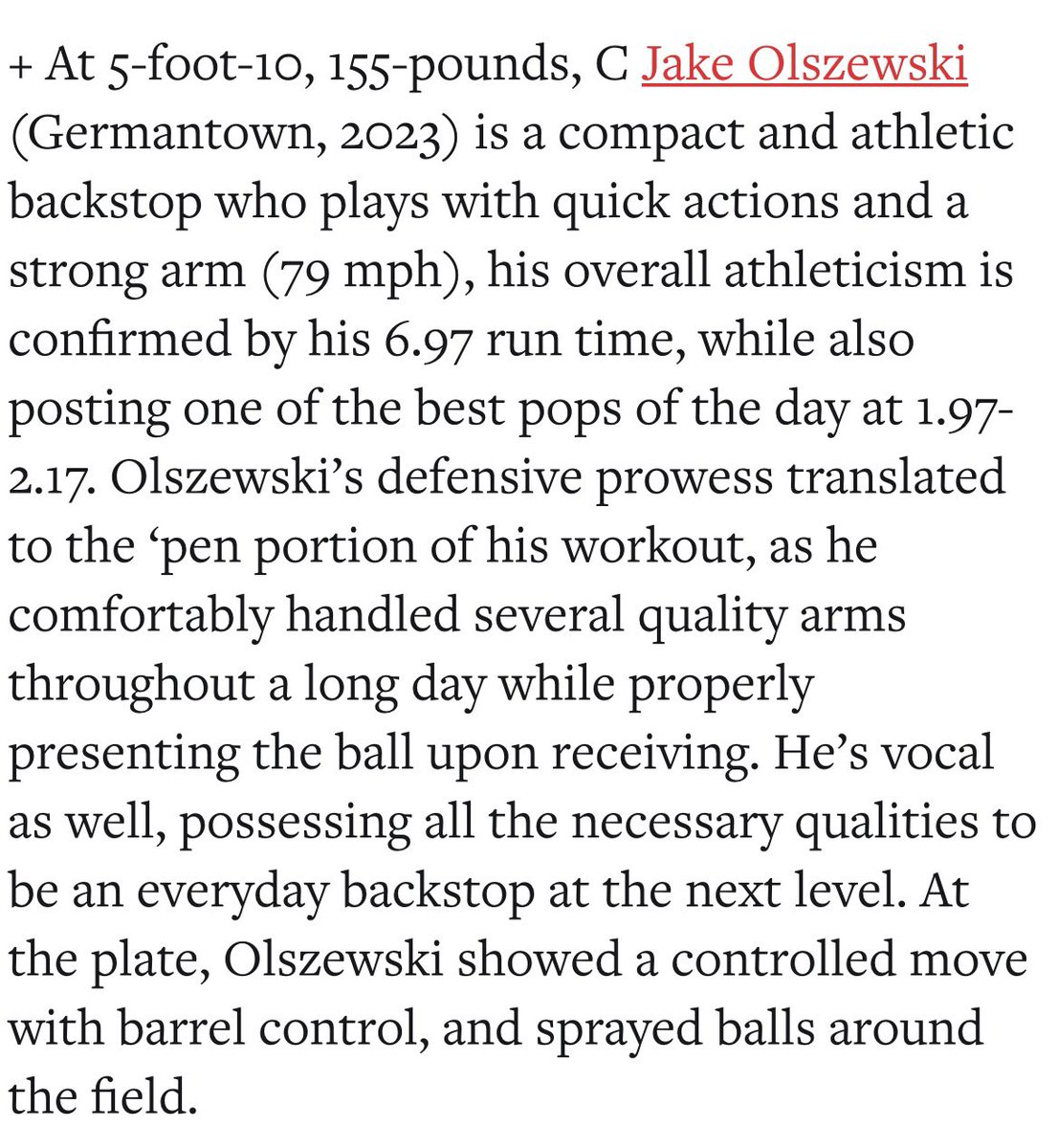 Keep working my man!! Proud of you!!
Big things ahead 
<a href="/JakeOlszewski3/">Jake Olszewski</a> 
<a href="/MHalos/">جرناس</a> 
@GTownBaseball2