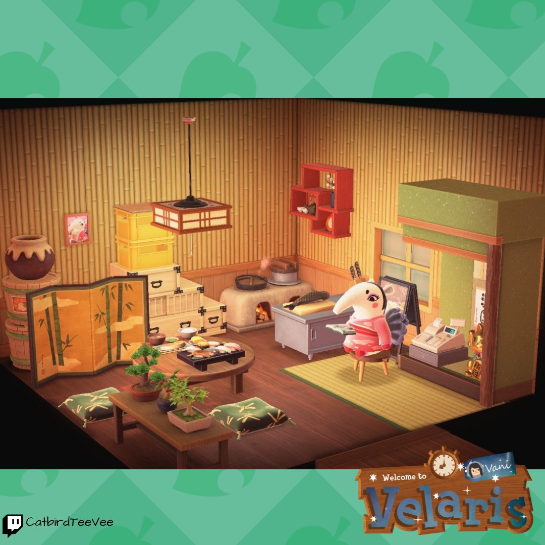 CatbirdTeeVee's tweet photo. Secret dinner party getaway for Annalisa! Check out live builds on my Twitch channel Monday-Friday at 7:30pm EST. Link in bio!
#acnh #acnhinspo #acnhdesign #animalcrossing #happyhomeparadise #acnhdlc #acnhpattern #acnhpatterns #HHP #animalcrossingnewhorizons #nintendo https://t.co/Tkf0lE6O8M