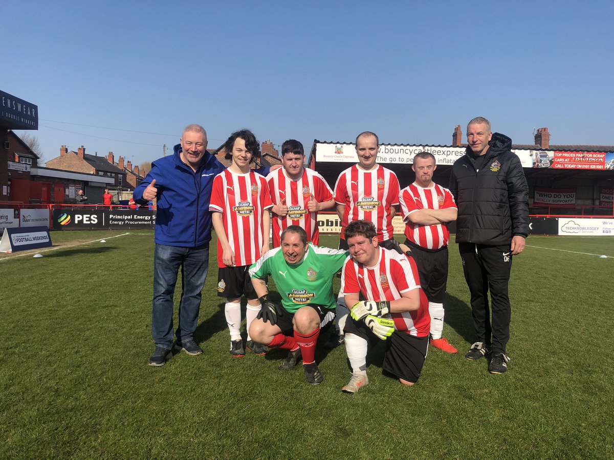 Altrincham FC Community Sports (@afc_comm_sports) on Twitter photo Our disability team were put through the paces by Ally McCoist ahead of the <a href="/CountsLeague/">Cheshire Ability Counts Football League</a> games tonight ๐ช๐ป Our disability team were put through the paces by Ally McCoist ahead of the <a href="/CountsLeague/">Cheshire Ability Counts Football League</a> games tonight ๐ช๐ป