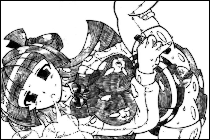 ようやくツイッターの画像同時掲載枚数の4枚揃ったので一旦晒しますもう作者様バレも怖くない(そうかなぁ)#ゲーミングお嬢様 #eお嬢様喫煙部 