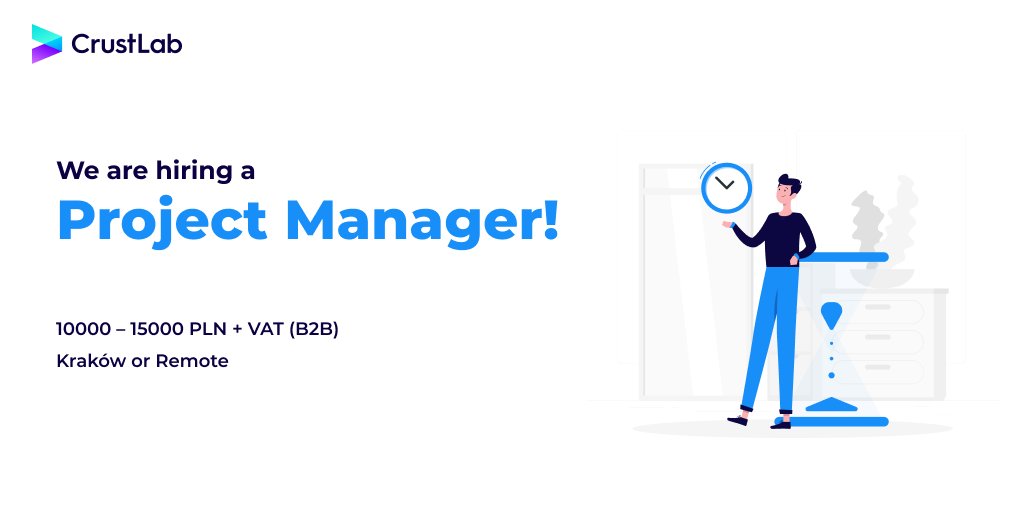 CrustLab's tweet photo. We are consistently expanding the software development team at CrustLab. 

Apply here -> https://t.co/L7nWEaJjh9

#PM #ProjectManagement #Management #Productivity #HR #Jobs #Careers #Workfromhome #hiring #CrustLab https://t.co/bCkAGyOB5G