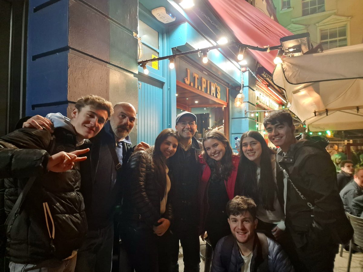 CESschools's tweet photo. CES Dublin's pub night in J.T Pim's last night was a blast! Thank you all for coming. We will definitely have more in the future! 🍻

#CESDublin #Dublin #Ireland #CesSchools #English #LearnEnglish #cesschools #englishuk #studyabroad #learnenglish #learningenglish #studyenglish https://t.co/jAJLIbYugs