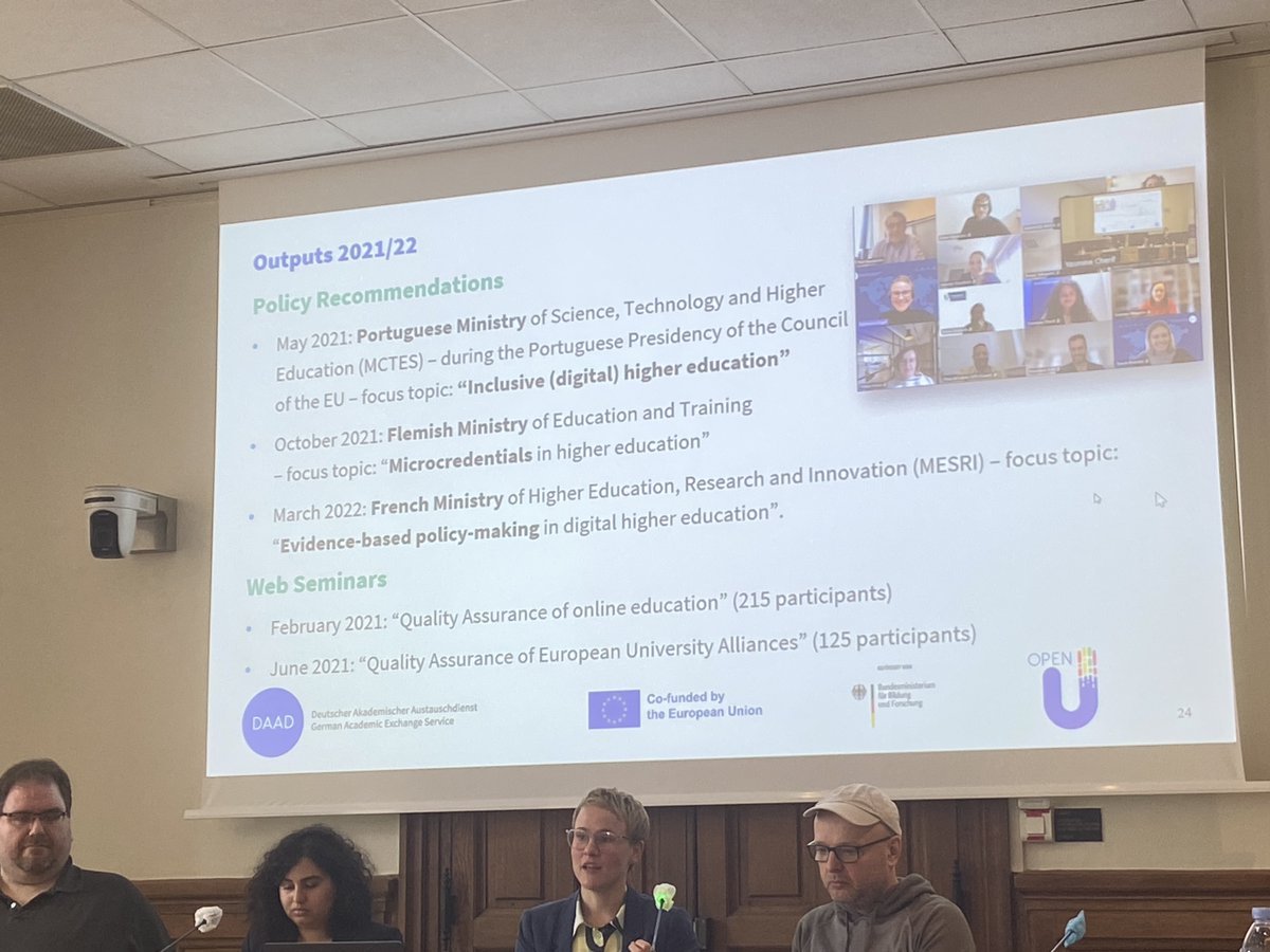 Salentina_in_NL's tweet photo. First presentation of the day #OpenUproject with @EngelKatharina, @DAAD_Germany, @jposel @FU_Berlin, and Marco Renzo Dell'Omodarme,@SorbonneParis1 https://t.co/FYbBTjU6af