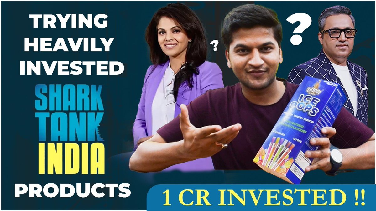 IamThalagiri's tweet photo. Watch the full video on YouTube, releasing tonight. 
Link - https://t.co/VeaFP8dSFR
@sharktankindia
@skippiicepops

#SharkTankIndia #SharkTank #Review https://t.co/SVSNjpgwtA
