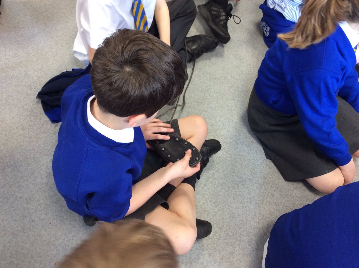 Looking at shoes from different times in history