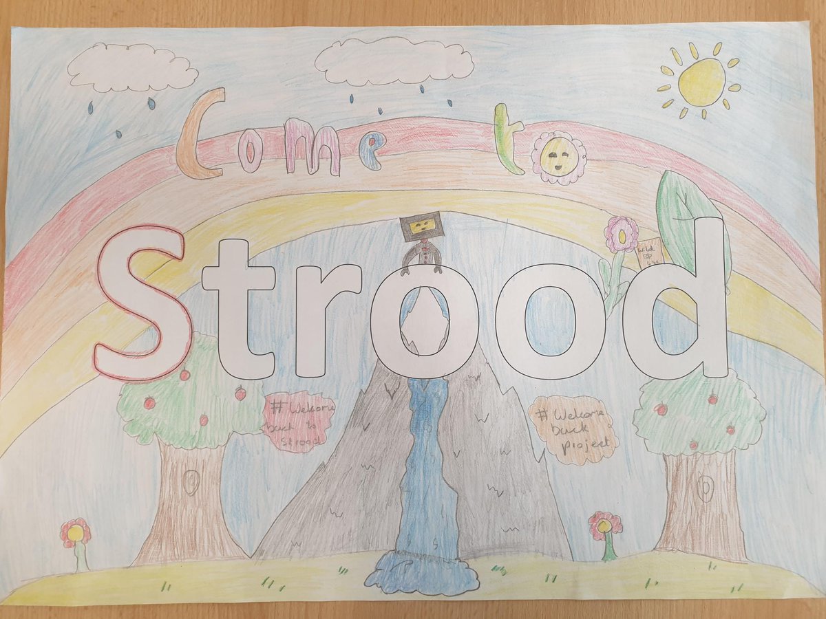 NewHorizonsTSAT's tweet photo. Year 4 have been producing some artwork to inspire people to visit Strood as part of Medway's Welcome Back Launch, beginning on Saturday 26th March.
#CreativeMedway
#WelcomeToStrood
#WelcomeBackProject https://t.co/mBORacj0sZ