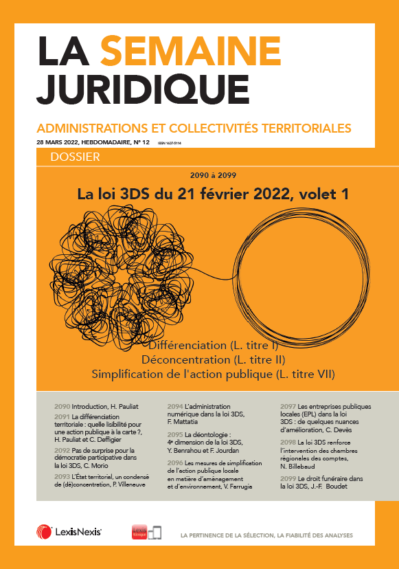 JCPA1's tweet photo. En ligne  sur @Lexis360 : JCP A, n° 12

Réflexions sur la guerre en Ukraine et ses retentissements en dt constit français @VDoebelin 🇫🇷🇺🇦
Dossier loi #3DS, volet 1, perspectives théorique et pratique : @villeneuvepi @camillemorio @fleurjourdan @ValerieFarrugia @BoudetFrancois https://t.co/J1ZFNwxISA