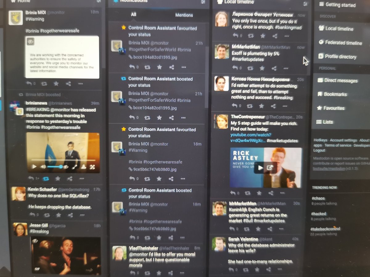 CyrilCoste's tweet photo. During the #isalex exercise, even the fictitious Brinian #socialmedia network is monitored.
Comms team shares relevant information with other teams.
The Comms team is also in charge of communicating to the general public. https://t.co/mzkNJJFBxk