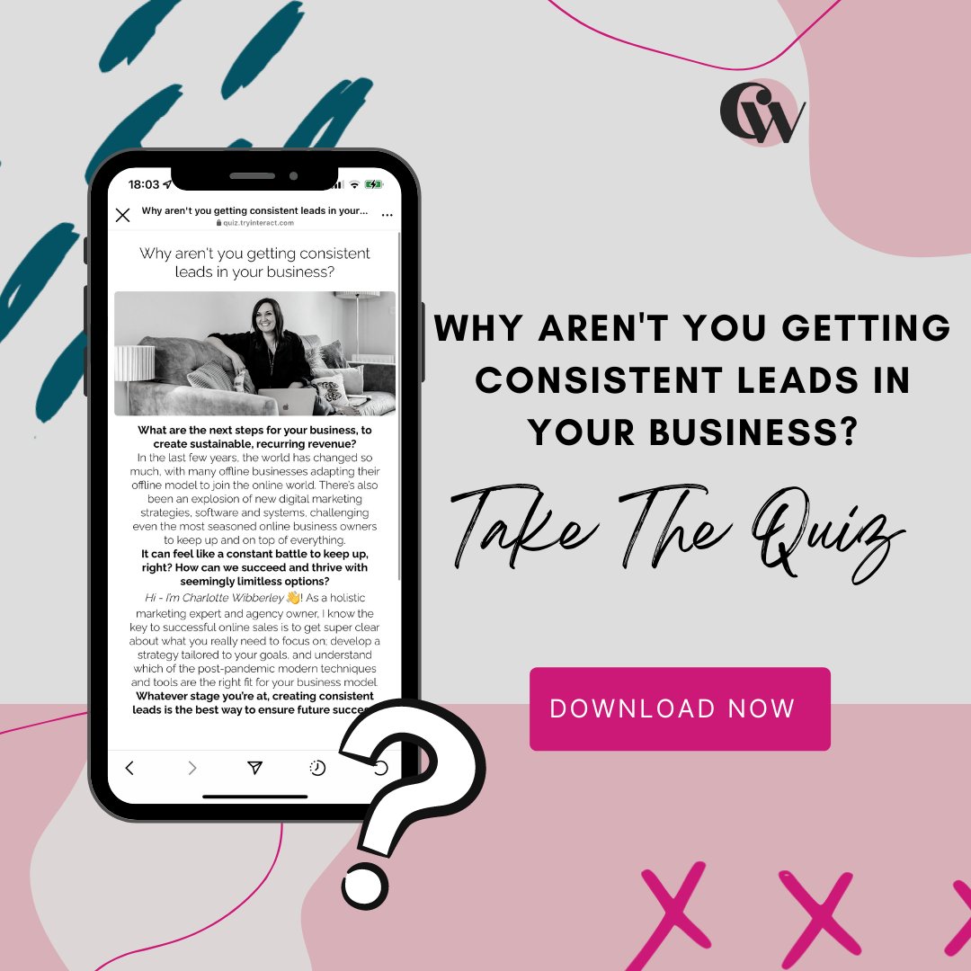 I’ve created a quiz to help you identify what’s currently standing in your way, what steps you can take to grow or scale your business, carve out more freedom in your life, and create consistent and recurring revenue using automation and digital marketing.
funnelremedy.co.uk/consistent-lea…