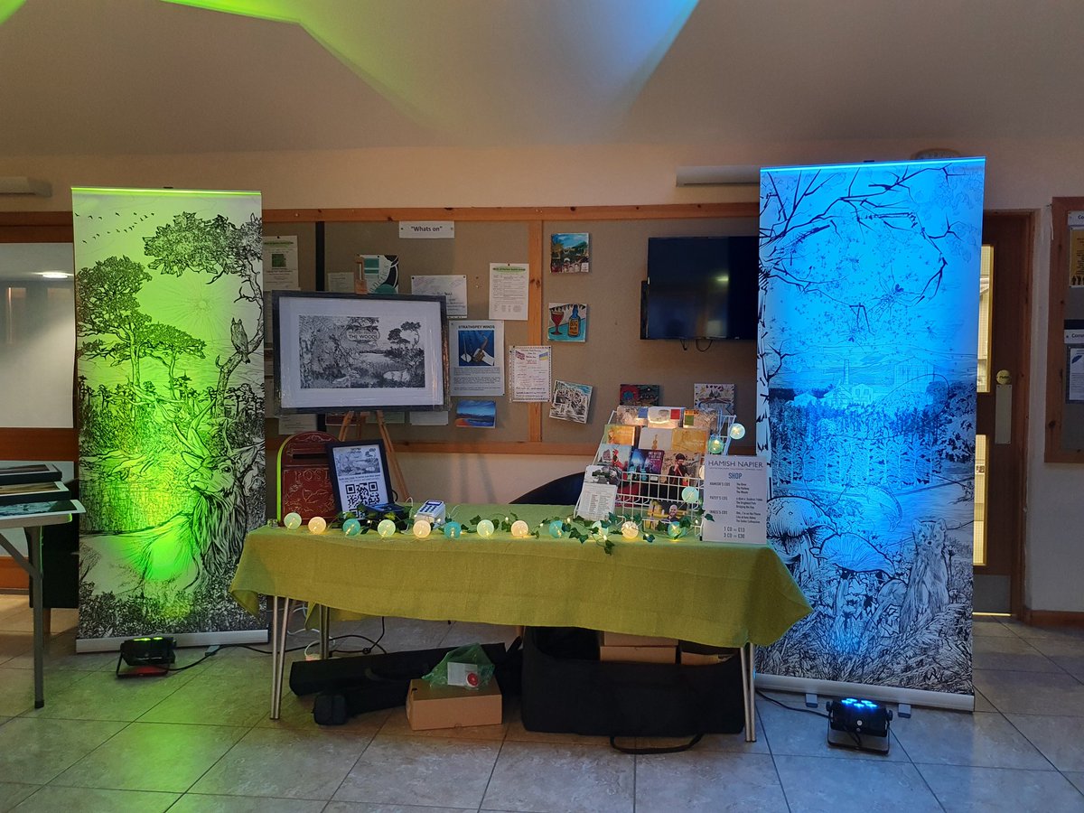 JackyP599's tweet photo. 🌲🌿💚 Wonderful woodland magic woven last night by @NapierHamish Trio
A joy to hear 'The Woods' live at last. Gorgeous exhibition of forest photos from @DavidWildscapes too &amp; fascinating insights from @CairngormsCo

Still some gigs to come, go if you can
https://t.co/nXj73XgWOA https://t.co/OsbQfx3o57