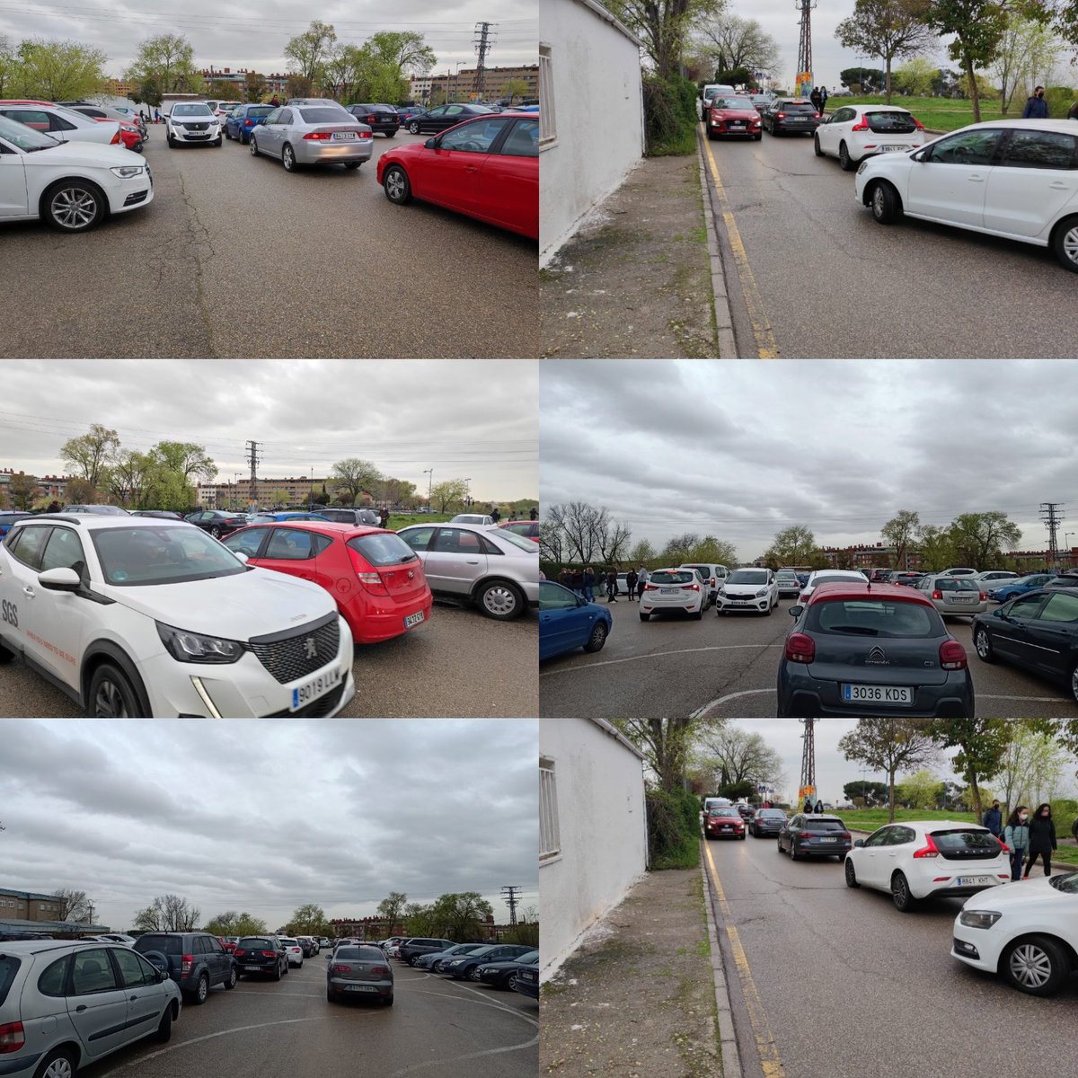 santos_pachon's tweet photo. Esto es lo que pasa continuamente en el colegio Miguel de Cervantes de leganes a la entrada y salida del centro, una solución queremos https://t.co/Mhiuj35a2e