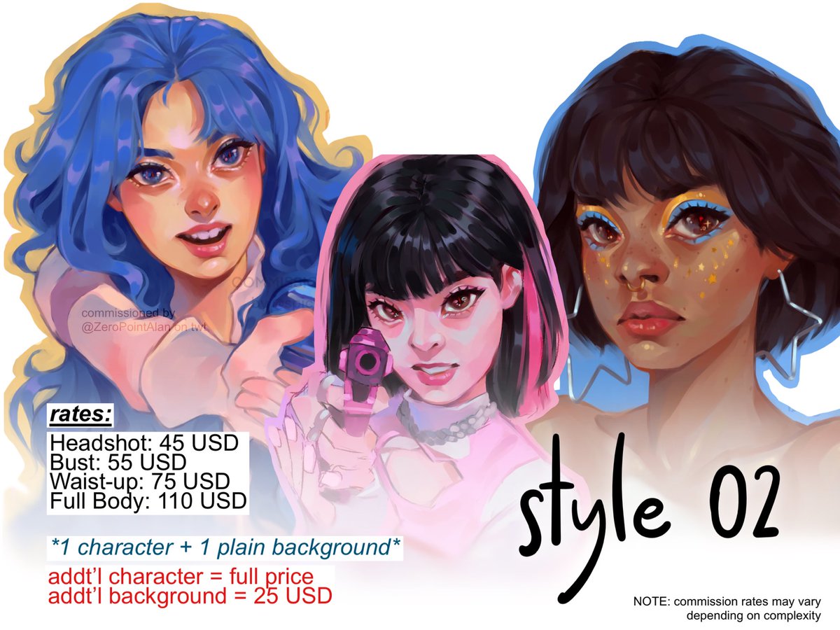 🌷 UPDATED COMMISSION SHEETS! Hello, I am again open for commissions. I am now offering a 20% off discount to returning clients! I will be accepting 5 slots per month, kindly dm me to avail. RTs are highly appreciated! 🗒 queue: tinyurl.com/2p8ba6pw 📧: spicyhipon@yahoo.com