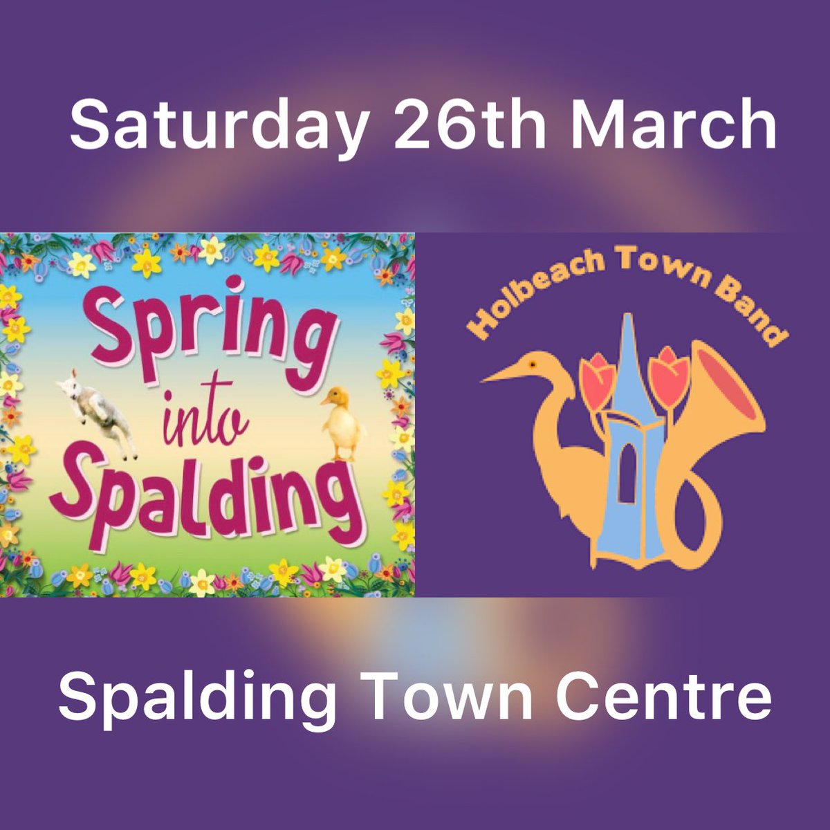 Come see the band play at 12:10 in Spalding Town Centre tomorrow! #holbeachtownband #holbeachband #brassband #brassbands #music #band #brass #instruments #holbeach #spalding #springintospalding