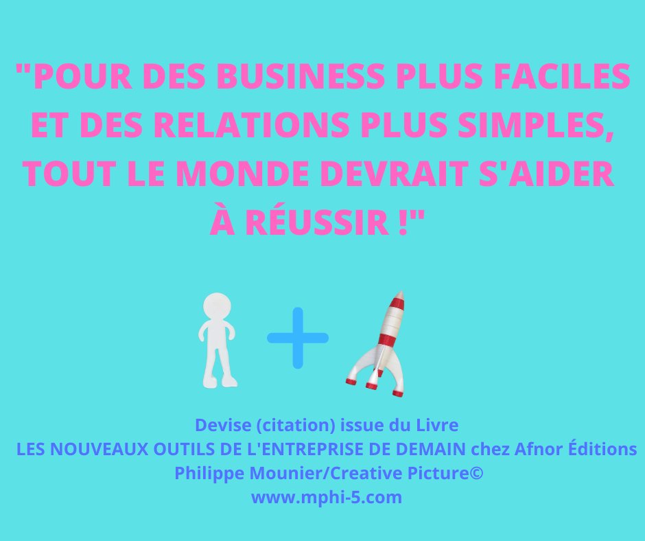 mphi_5's tweet photo. https://t.co/pQZoQCy7ga 🦄
👨‍👩‍👧‍👧 L'ENTRAIDE entre collègues, entre partenaires est la clé du management 🛠 Ou comment mon entreprise s'organise et se positionne en vue de favoriser la réussite individuelle et collective❗️
#Management #startup #Entrepreneur https://t.co/oXBuTqOqjo