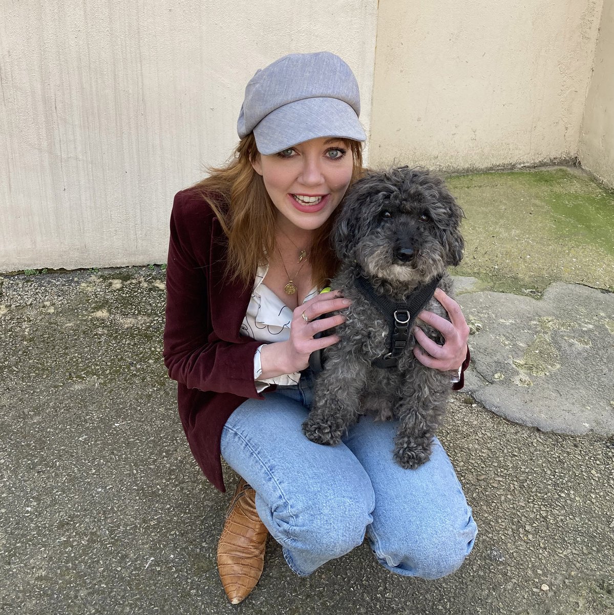 KHmillinery's tweet photo. Today is #WearAHatDay ! Find out more at @braintumourrsch or text HAT to 70450 to donate £5.

Thanks @missdianemorgan (and Bobby!) for wearing my new Donna #bakerboycap in organic cotton. For every order of this hat I'll be donating 10% https://t.co/ZcugacS9qc https://t.co/FGm4wAyABX