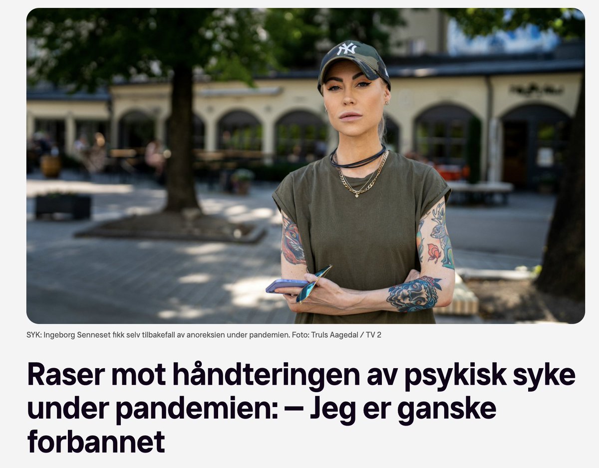 Der kom det: Ny rapport tegner et dystert bilde av tilbudet til barn og unge som har fått psykiske vansker under pandemien aftenposten.no/norge/i/XqAEqm… Og ingen, ingen skal påstå at advarslene ikke var mange — og tydelige. tv2.no/a/14118704/ facebook.com/watch/?v=35490…