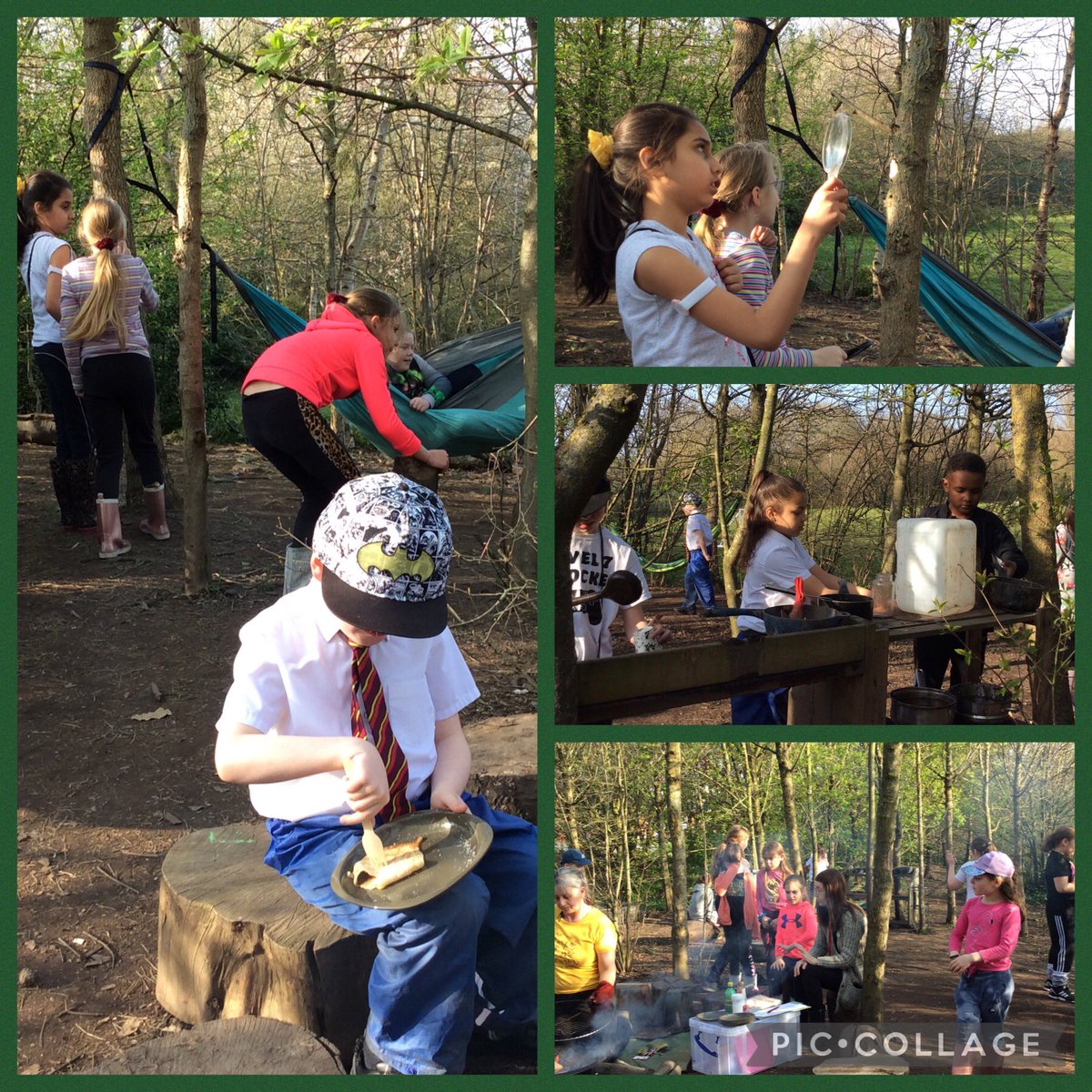 MrsICTJones's tweet photo. Thursday brought with it a busy afternoon of After-School Clubs. Cinnamon biscuit baking (my fave) in Food Tech with Mrs W &amp; Mrs B; Mrs Derby putting Yr 5 Footballers through their paces; and a glorious Spring afternoon in the Forest with Mrs J, Mrs B &amp; Mrs Kirby. @FibParkAcademy https://t.co/BHuWYxNh1r
