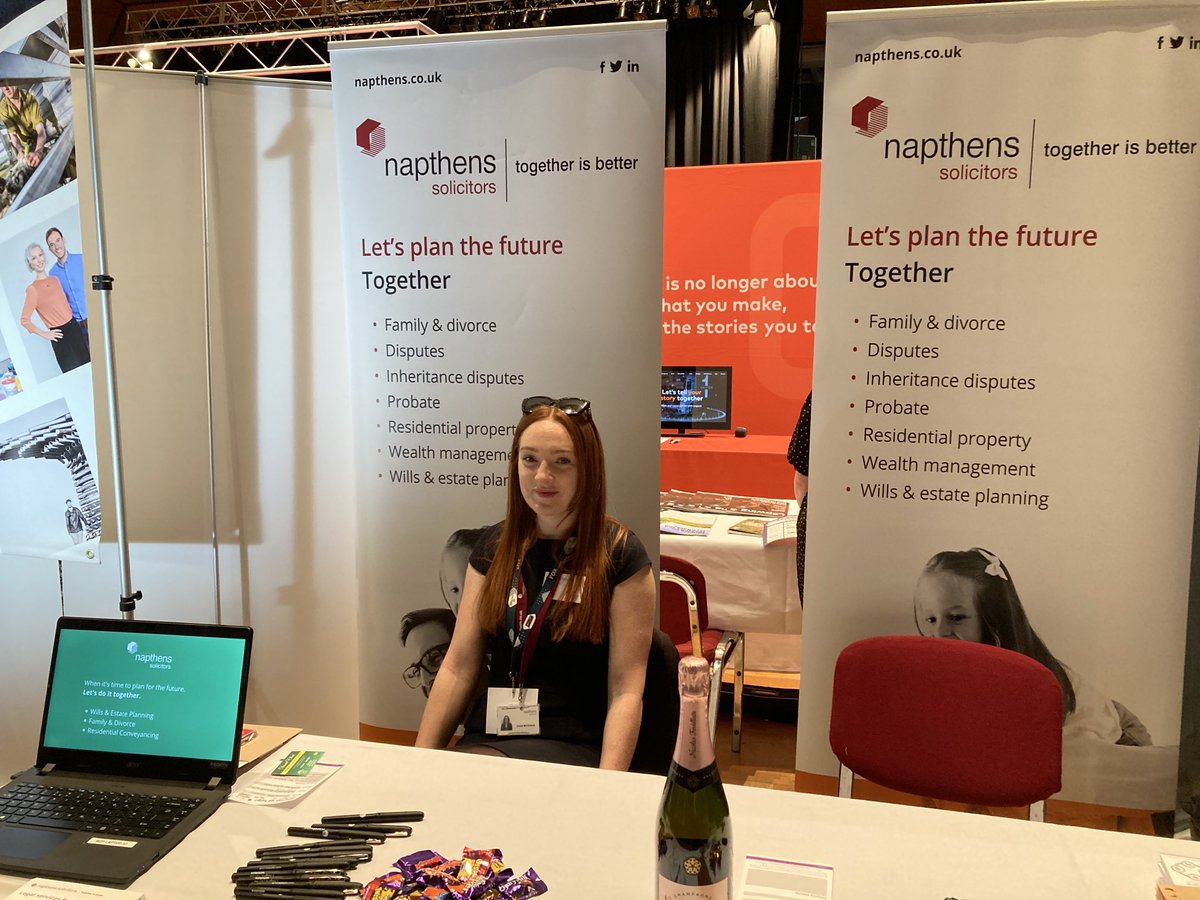 HelenLucking's tweet photo. Come to see Napthens Private Client Team at the Shout Expo in Preston today ⁦@shoutnetwork⁩ ⁦@NapthensOnline⁩ https://t.co/OwhG3JaoJ7