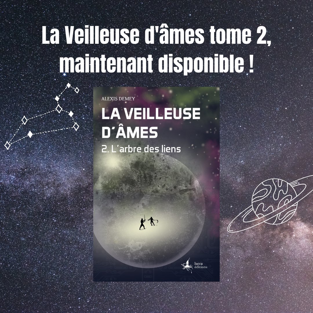 LuccaEditions's tweet photo. Nous avons le plaisir de vous annoncer que le tome 2 de La Veilleuse d'âmes est désormais disponible 😍
#editionfrancaise #editionjeunesse #sfff #spaceopera #luccaeditions #romanado https://t.co/8JkUvcw2rx