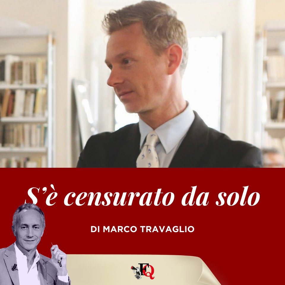 marcotravaglio's tweet photo. Alla notizia che la Rai gli aveva stracciato il contratto con CartaBianca, era scontato che qualche fenomeno avrebbe detto che Alessandro Orsini se l’era cercata per fare il martire. Restava solo da capire quale dei tanti [Il mio editoriale di oggi - https://t.co/yvzs8Y4VS6] https://t.co/4HkiEnUOua