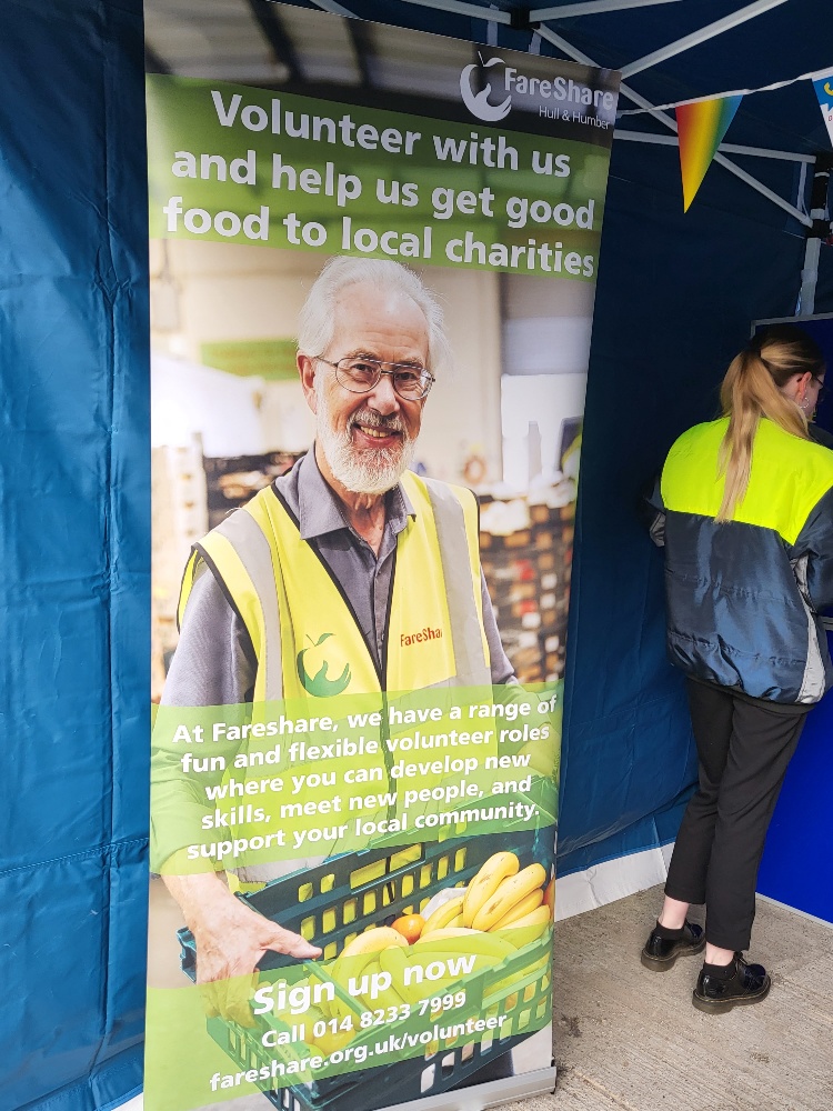 FareShareHull's tweet photo. This week @CranswickPlc  have hosted a #CommunityEngagement day for their employees to show the impact of the work they do with the wider community. Thank you for your support! #surplusfood #foodwaste #feedpeoplefirst #surpluswithapurpose https://t.co/C9HhxKwJiq
