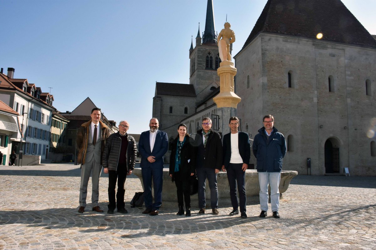 <a href="/ChristopheVoros/">christophe voros</a>, directeur des <a href="/SitesClunisiens/">Sites Clunisiens</a> et Enrique Saiz, chef de projet UNESCO, à <a href="/romainmotier/">La Commune</a> et Payerne (Vaud) les 23-24 mars 2022 pour l'installation du Comité territorial suisse.