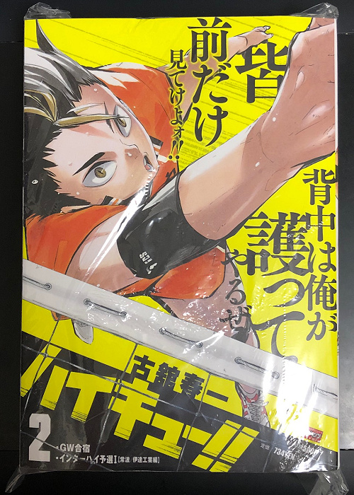 ハイキューの廉価版コミック、推しが表紙だったので2巻だけ買ってしまった🏐 