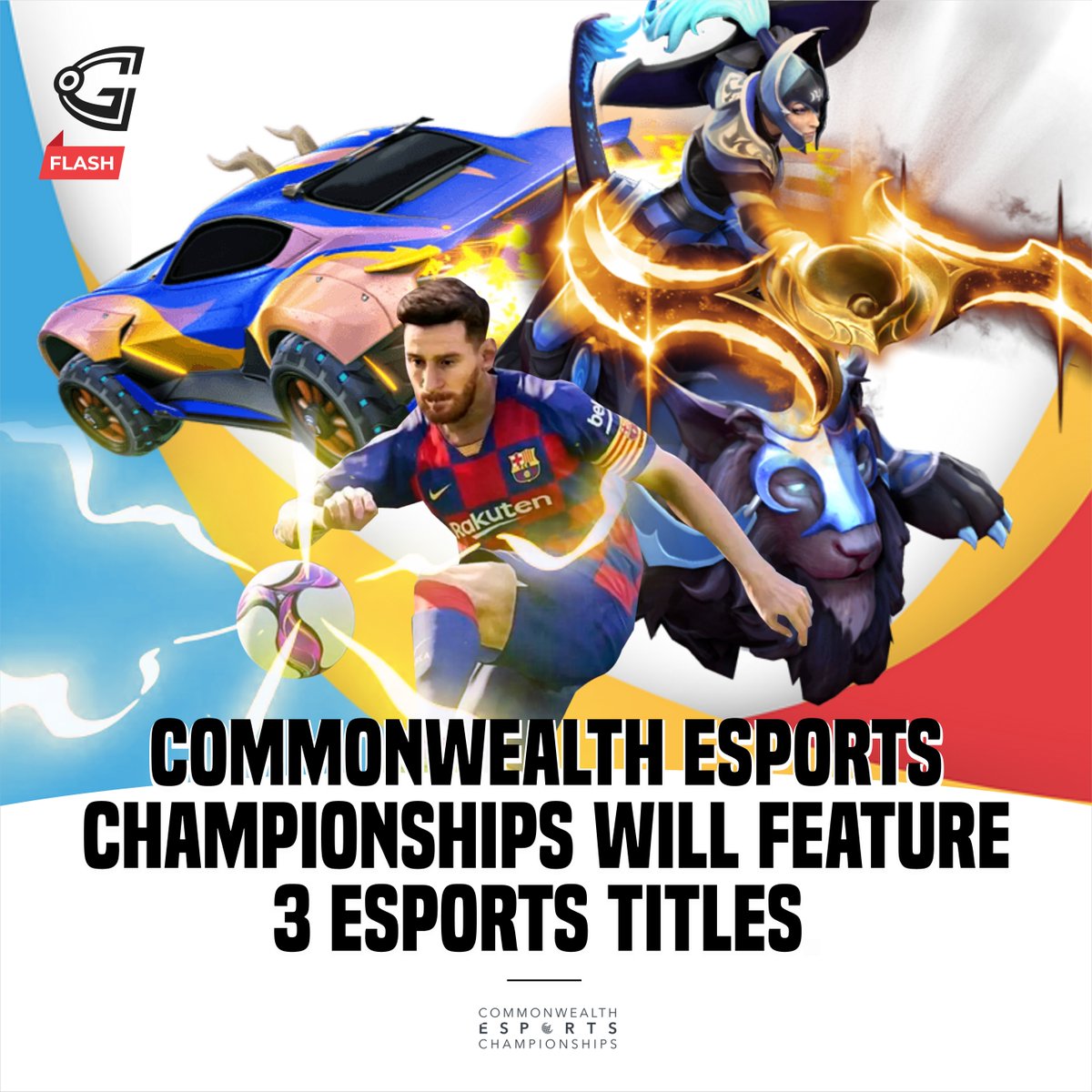 GosuGamers's tweet photo. Dota 2, eFootball, and Rocket League will be featured. Which game are you looking forward to?
#GosuGamers #PassionON #GGFlash #Dota2 #eFootball #RocketLeague #CESC22 https://t.co/SI7FypQahX