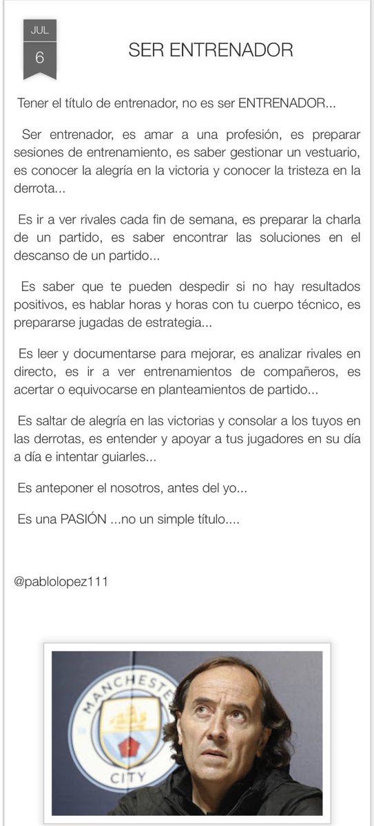 Entrenador_'s tweet photo. Ser ENTRENADOR 

(Vía @pablolopez111 ) https://t.co/sspB6uXTLx