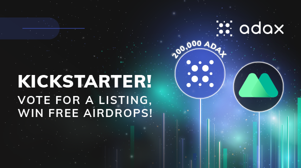 Taking big step forward – #ADAX token is getting listed on <a href="/MEXC_Global/">MEXC Global</a> exchange 28th of March.

Till then, vote for a listing and win free airdrops!

Voting period: March 28, 2am-10:50am UTC
Trading: March 28, 2pm UTC

Vote here: bit.ly/3wHsK7T

#Cardano #ADA #DEX
